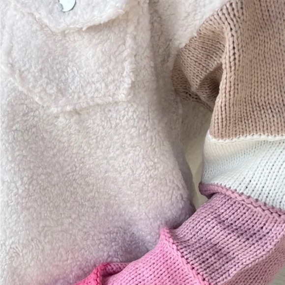 POL Cream Sherpa Jacket - Picture 6 of 7